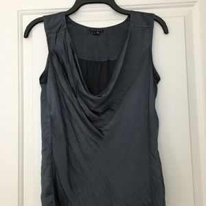 Theory Sleeveless Silk Top